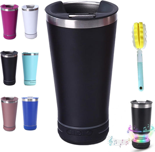Music-Infused Travel Tumbler