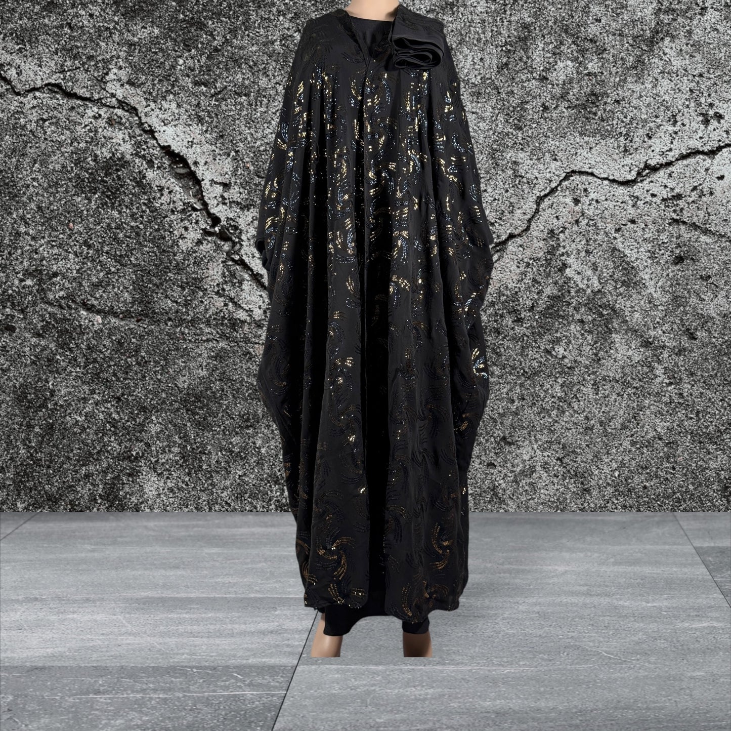 Abstract Noir Abaya