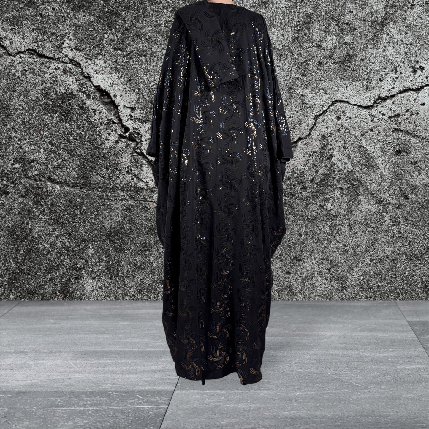 Abstract Noir Abaya